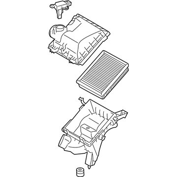 Lexus 17700-37301 Cleaner Assy, Air W/Element