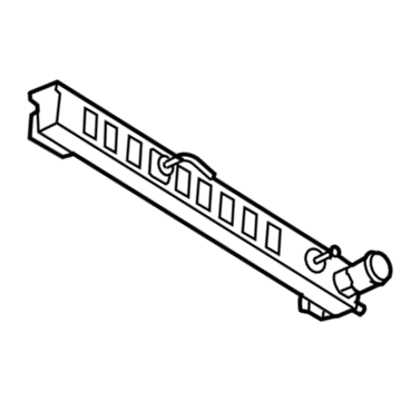 Infiniti 21463-1BA0A Tank-Rad LH, W/ Oil Cooler