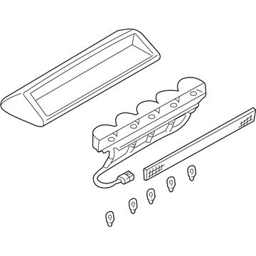 Nissan 26590-2Y200 Lamp Assembly-Stop