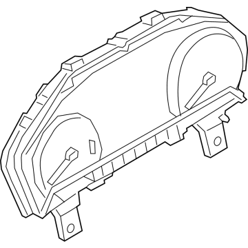 Ford M1PZ-10849-A INSTRUMENT CLUSTER