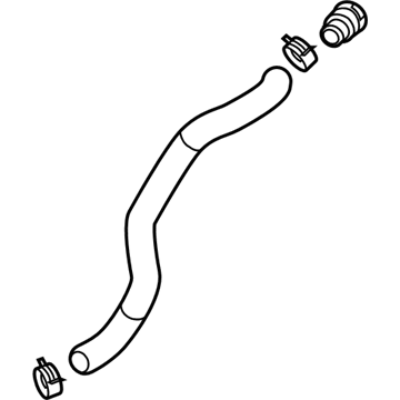 Kia 25410D9500 Hose Assembly-Radiator, Lower