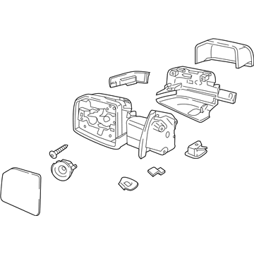 Ford FL3Z-17683-KEPTM Mirror Assembly