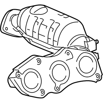 Lexus 17140-0P150 Exhaust Manifold Sub-Assembly, Right