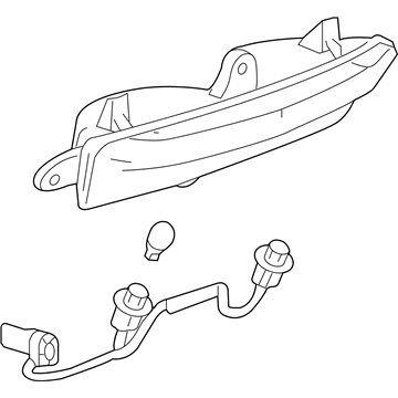 GM 84450410 Back Up Lamp Assembly