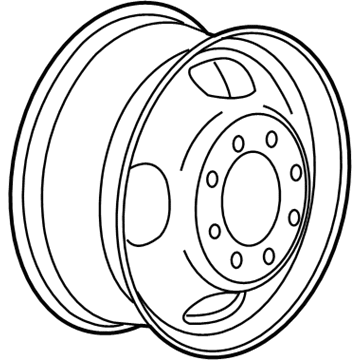 GM 9592552 Wheel, Steel