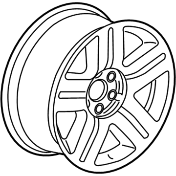 GM 9597828 Wheel, Alloy