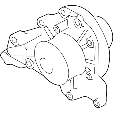 Hyundai 25100-39012 Pump Assembly-Coolant