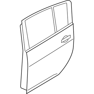 Nissan H210M-3NAMA Door Assy-Rear, RH