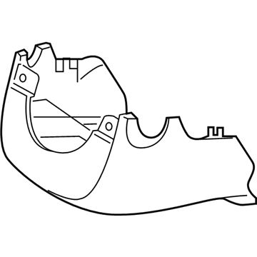 Hyundai 84852-B1100-RNB Steering Column Lower Shroud