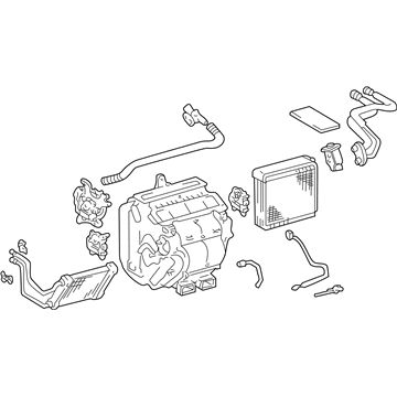 Toyota 87050-07121 AC & Heater Assembly