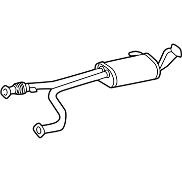 Nissan 20100-2W600 Exhaust, Main Muffler Assembly