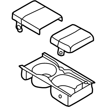 Nissan 68430-0Z800 Cup Holder Assembly Dusk