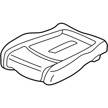 Honda 81537-S87-A62 Pad, L. FR. Seat Cushion (Tachi-S)