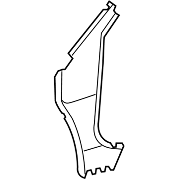 Toyota 61024-0E050 Inner Hinge Pillar