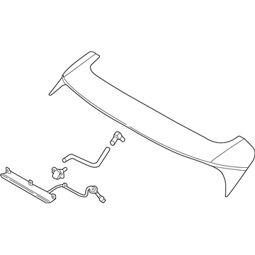 Kia 87210D90009P Spoiler Assembly-Rear