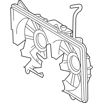 Lexus 16711-50150 Shroud, Fan