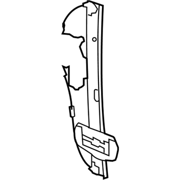 Mopar 68018025AA Front Door Window Regulator