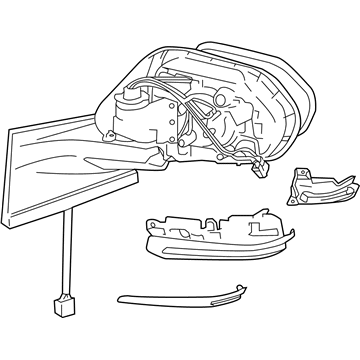 Toyota 87940-47530 Mirror Assembly