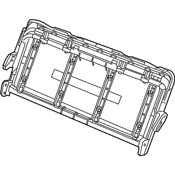 Mopar 68194203AA Frame-Rear Seat Back