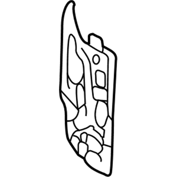 Lexus 53211-60193 Support, Radiator, RH