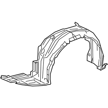 Lexus 53806-24060 Shield Sub-Assembly, Fender