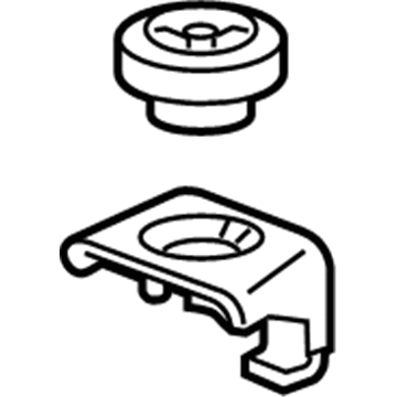 GM 25831015 Radiator Lower Bracket