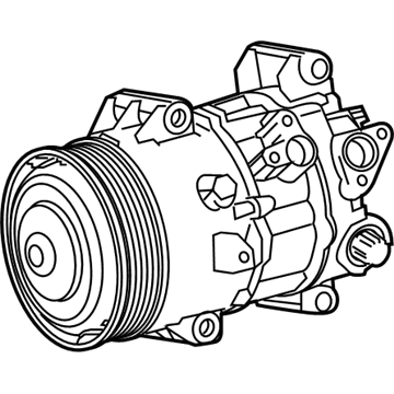 Lexus 88310-78022 Compressor Assembly, W/P