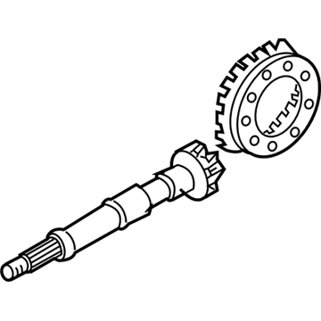 Infiniti 38100-0B26A Gear Set-Final Drive