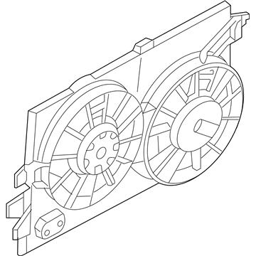 Ford 8S4Z-8C607-A Fan Assembly