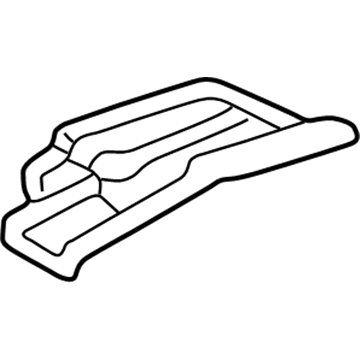 Honda 65112-S0X-A00ZZ Extension, R. Floor Panel