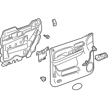 GM 84127277 Door Trim Panel