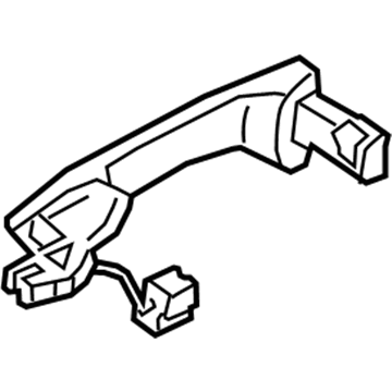 Acura 72681-TZ5-A11 Handle, Left Rear