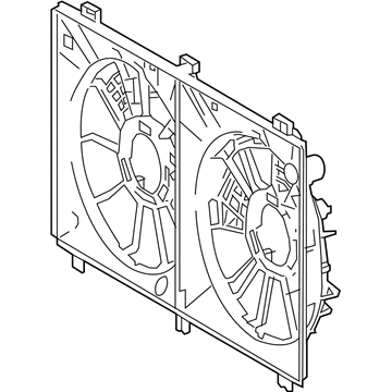 Lexus 16711-36240 Shroud, Fan