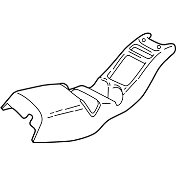 GM 15017057 PLATE, Seat Separator Console