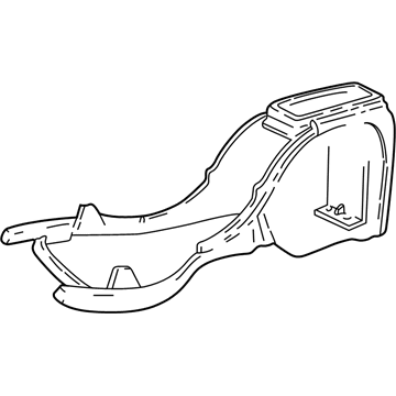 GM 15017068 Compartment Asm-Front Floor Console, W/O Carpet