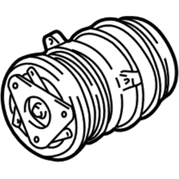 GM 89018887 Air Conditioner Compressor Assembly