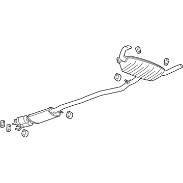 GM 20983446 Muffler & Pipe