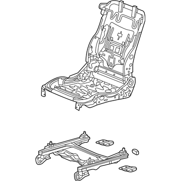 Acura 81126-TX4-A01 Frame, Right Front Seat