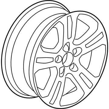 GM 22978103 Wheel, Alloy