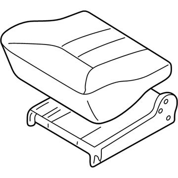 Nissan 88300-7B311 Cushion Assy-2ND Seat, RH