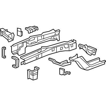 Acura 60810-SJA-A02ZZ Frame, Right Front Side