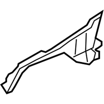 Acura 60610-SJA-A00ZZ Member, Right Front Wheelhouse (Upper)