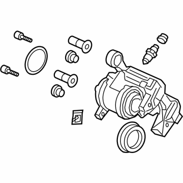 Acura 43018-TJB-A02 Caliper Sub-Assembly, Right Rear