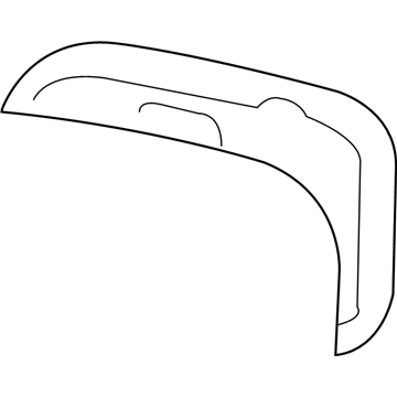 GM 88972849 Mirror, Outside Rear View(Reflector Glass Only)