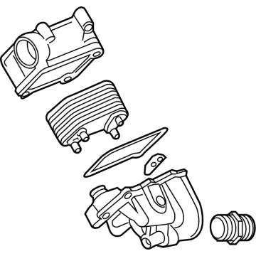 GM 12706188 Oil Cooler