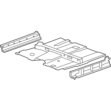 Acura 65100-STK-A00ZZ Floor, Front