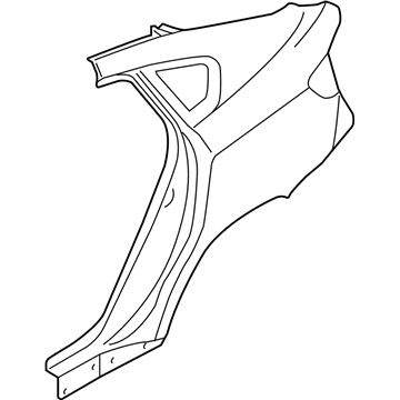 BMW 41-21-7-182-715 Left Rear Side Panel