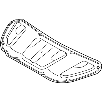 Hyundai 81124-2V000 Pad-Hood Insulating