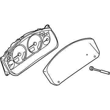 Nissan 24810-EA03B Speedometer Instrument Cluster