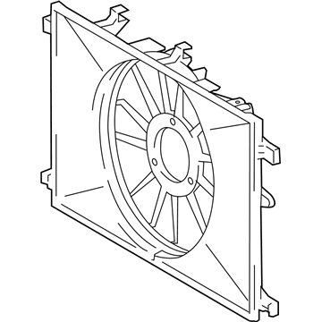 Toyota 16711-37190 Fan Shroud